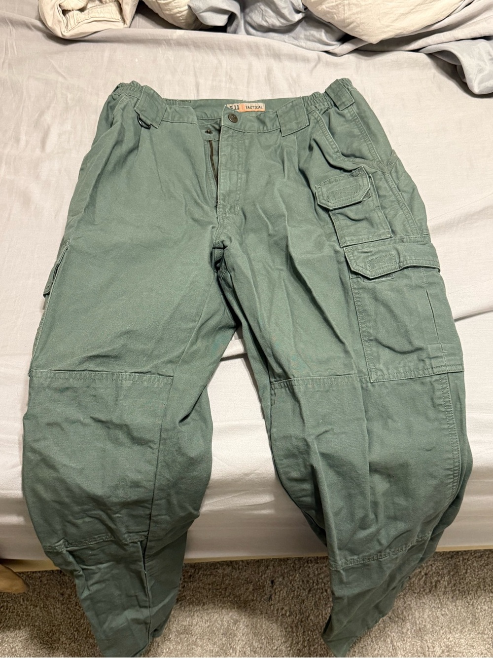5.11 Tactical Men's Cargo Pants in Sage Green